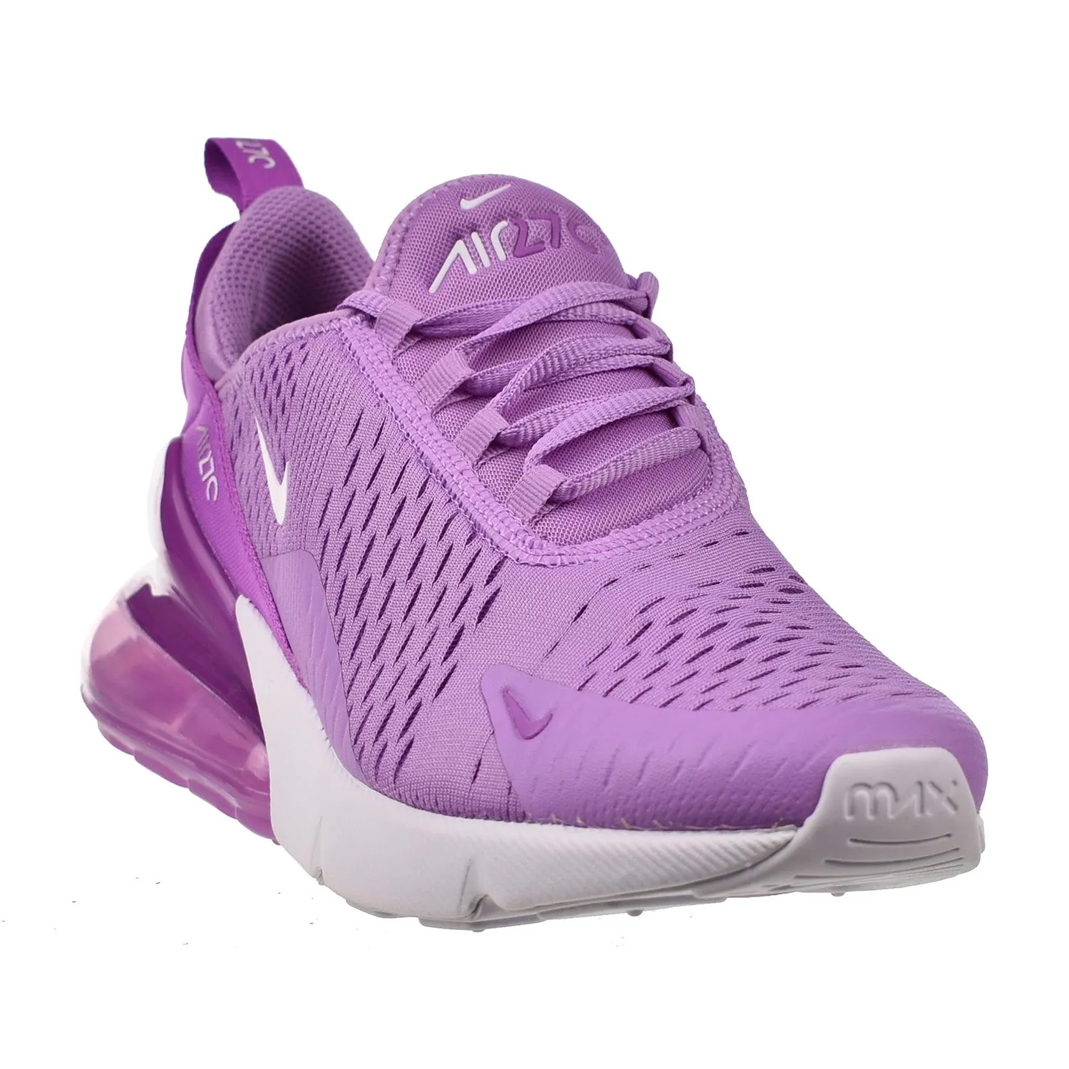 Nike Air Max 270 (GS) Big Kids' Shoes Rush Fuchsia-White
