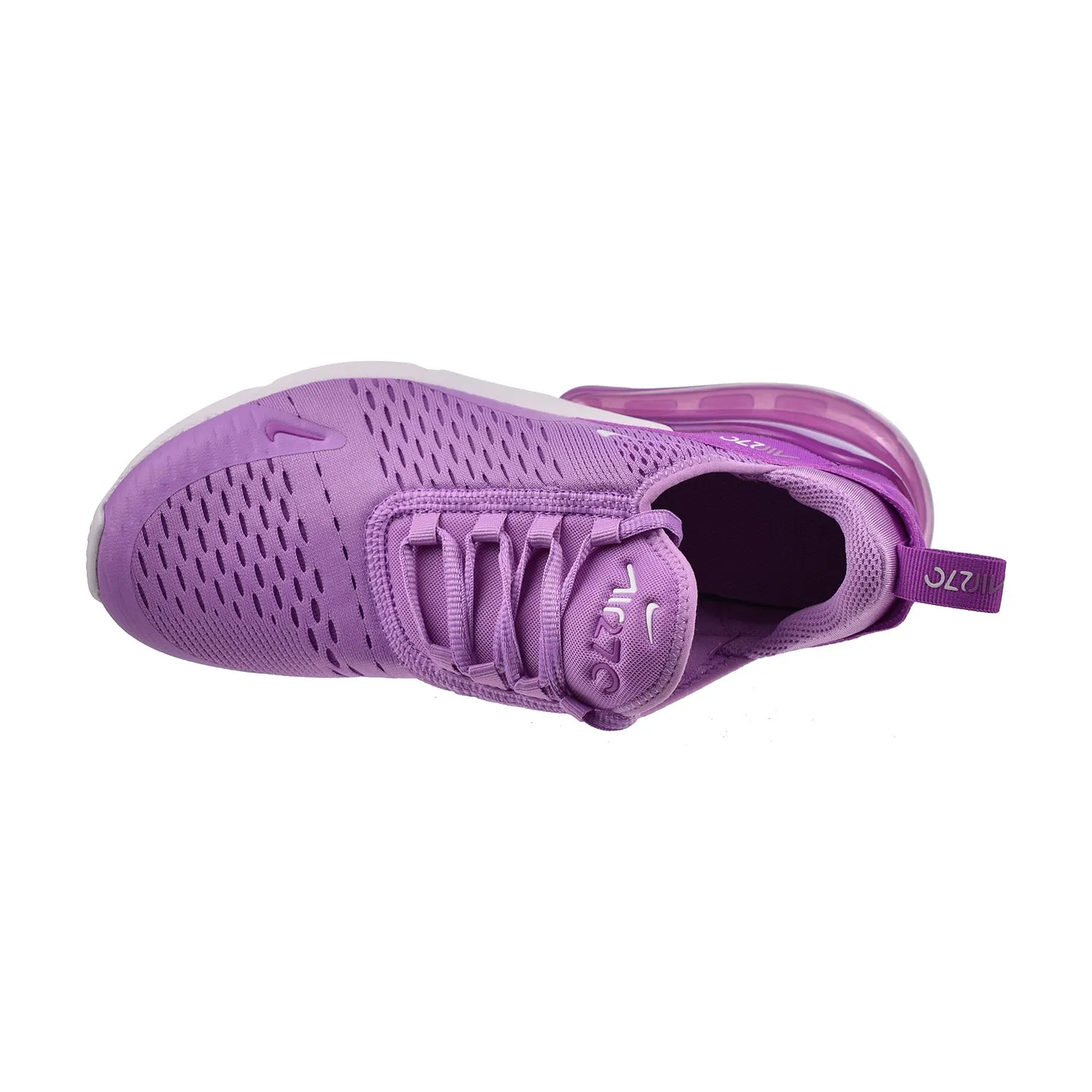 Nike Air Max 270 (GS) Big Kids' Shoes Rush Fuchsia-White