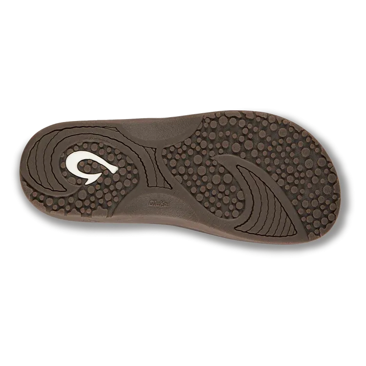 Olukai Nalu Slide Dark Java Men’s Versatile Slide Sandals