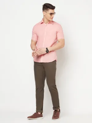 Pink Linen Shirt