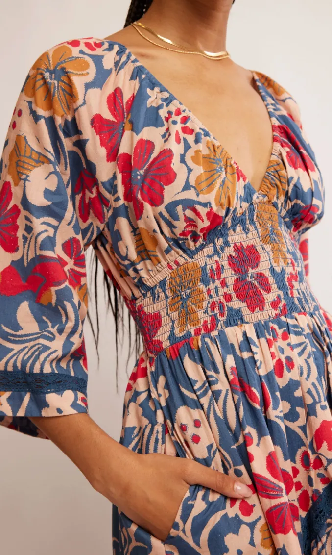 Printed Dixie Maxi Dress