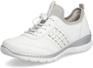 Rieker Antistress Womens White Toggle Shoe