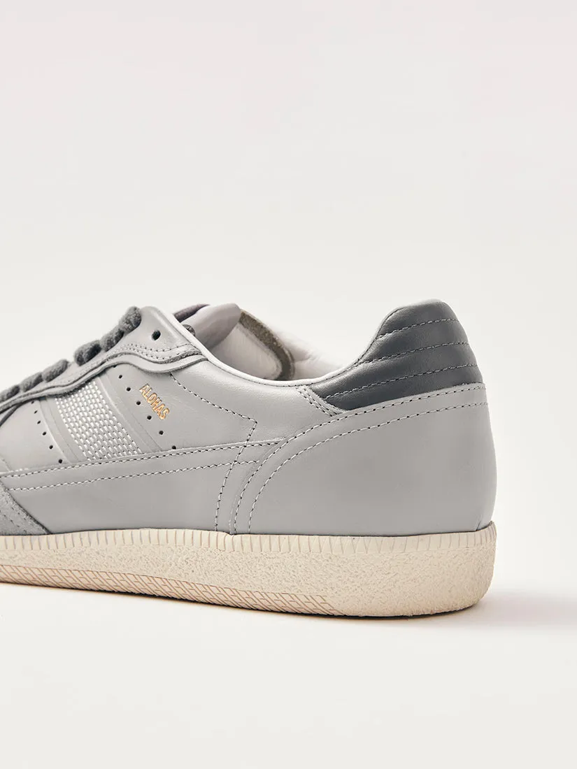 Rife Light Grey Leather Sneakers