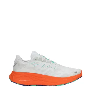 Salomon Women's Aeroglide 2 Running Shoes in White/Cherry Tomato/Electric Green