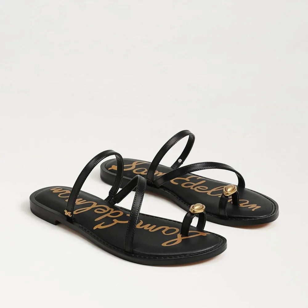 Sam Edelman Harlyn Strappy Flat Sandal in Black