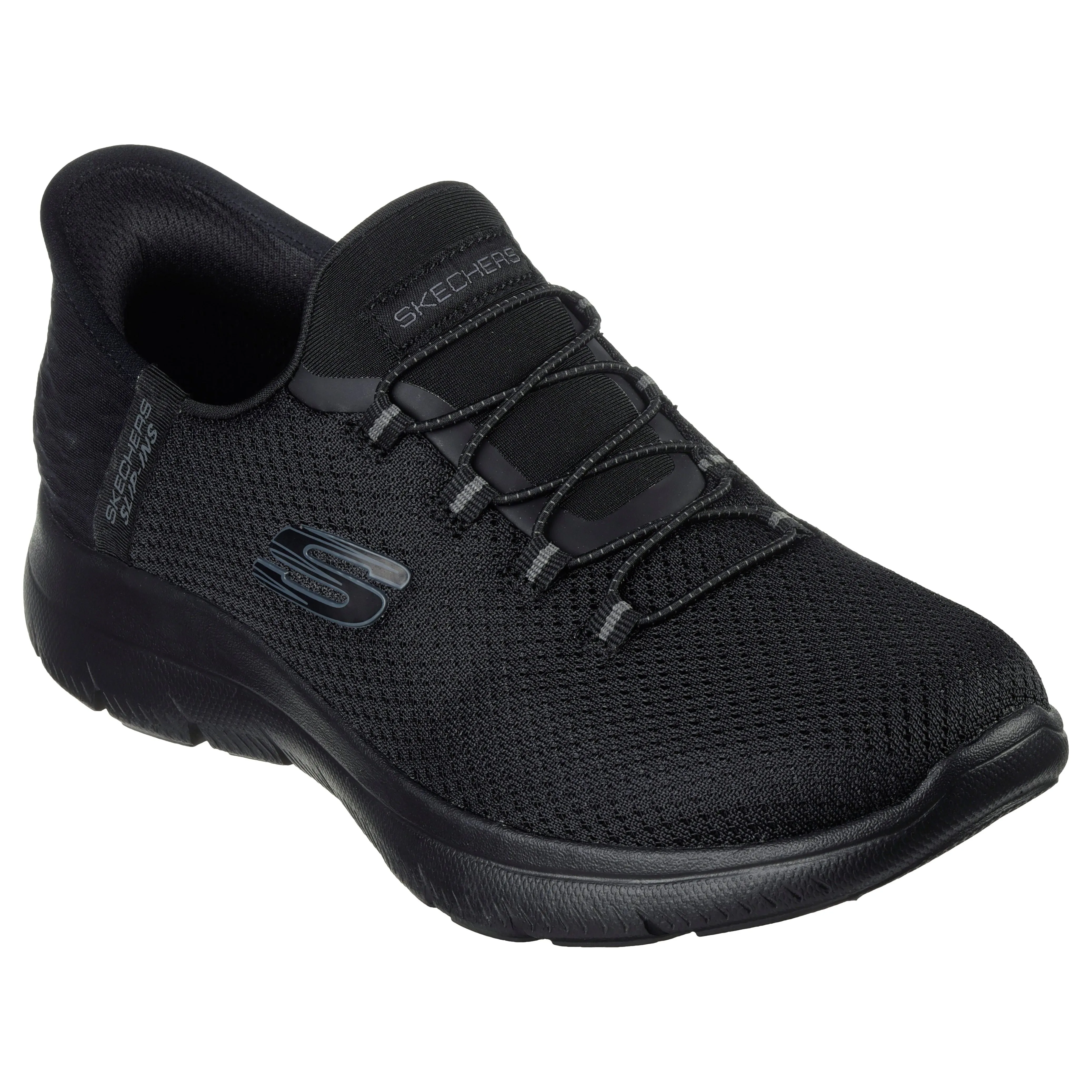 Skechers Slip-ins Trainer Shoe 150123 BBK BLACK Summits-Diamond Dream