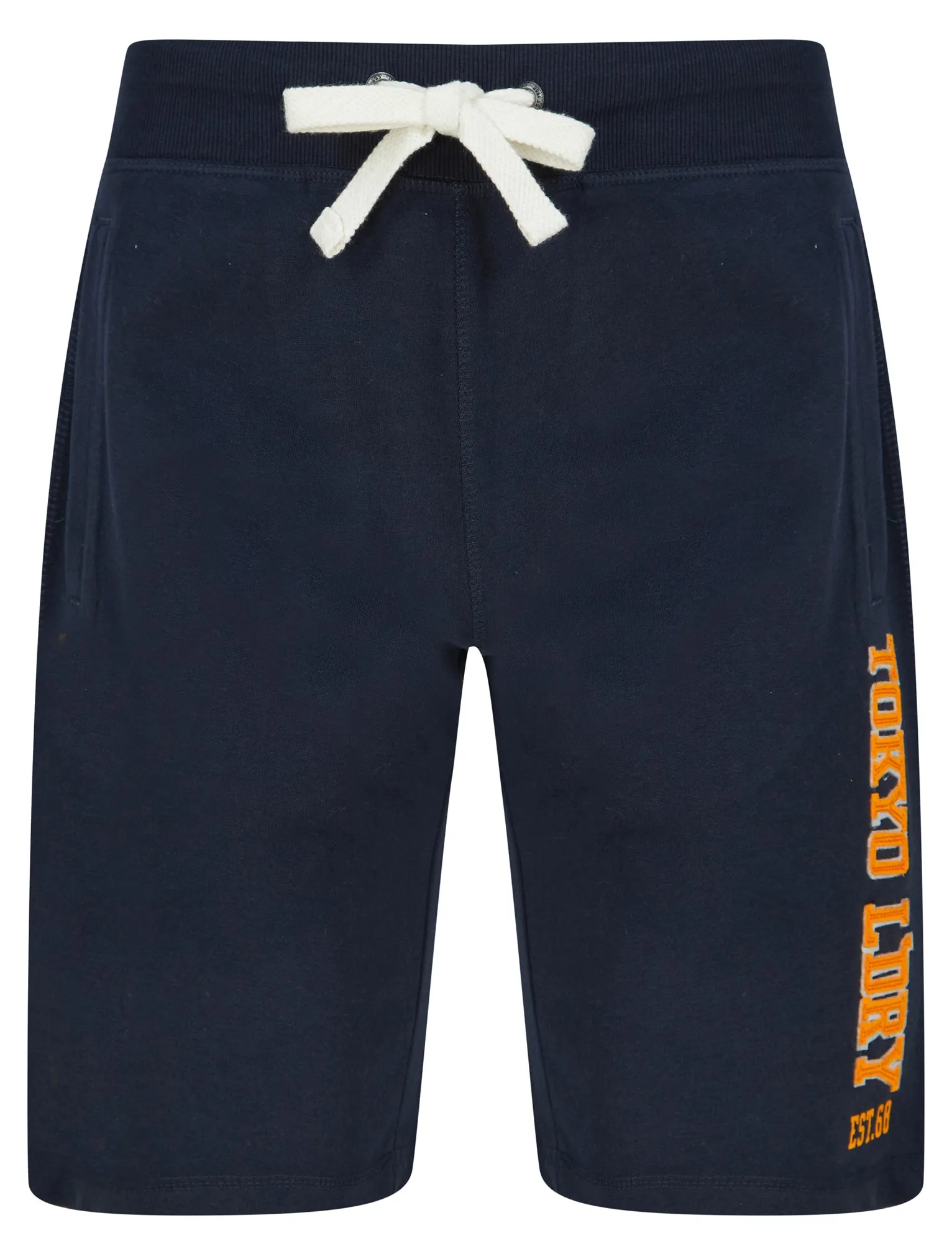 Sports Dept Applique Jogger Shorts in Sky Captain Navy - Tokyo Laundry
