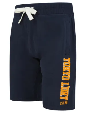 Sports Dept Applique Jogger Shorts in Sky Captain Navy - Tokyo Laundry