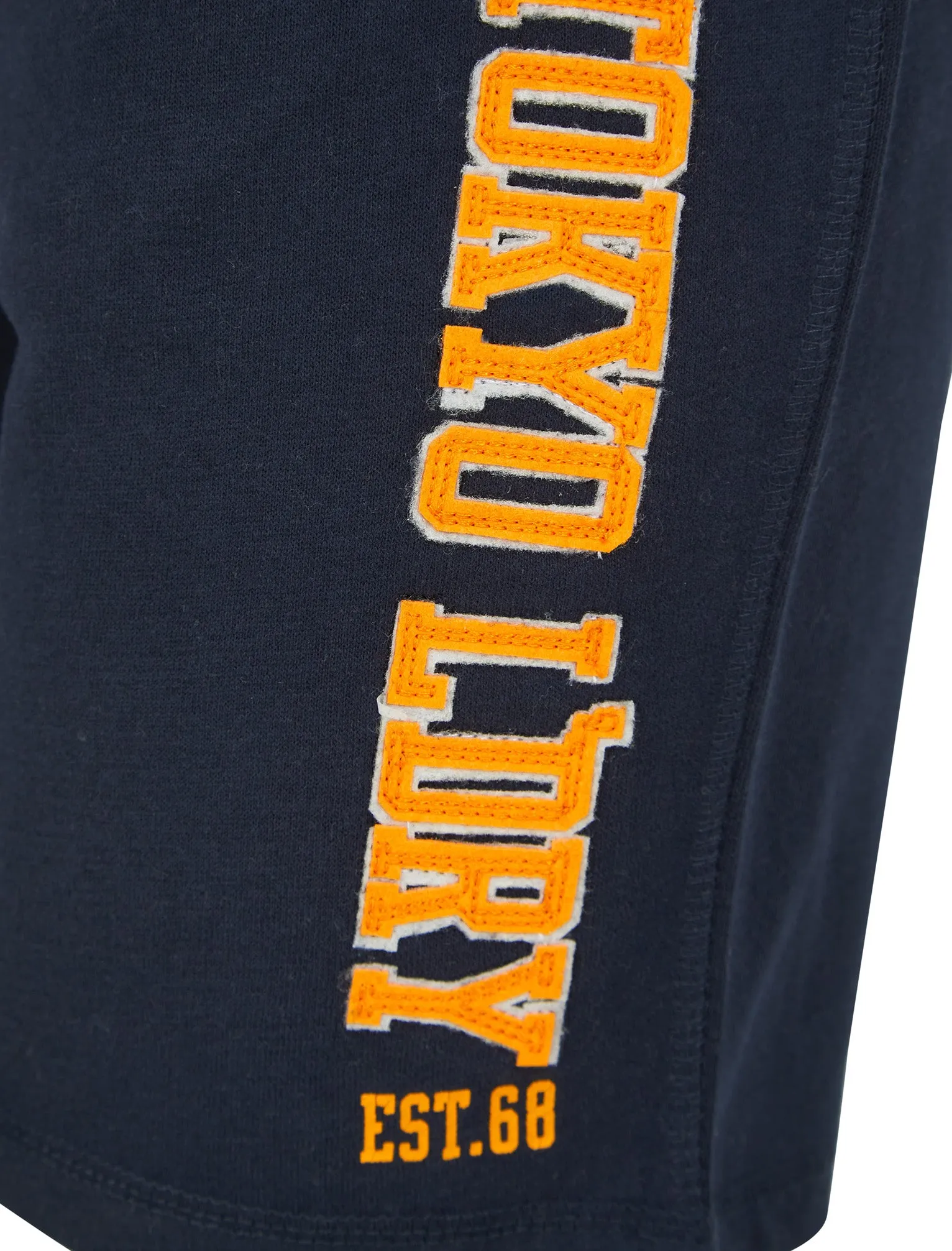 Sports Dept Applique Jogger Shorts in Sky Captain Navy - Tokyo Laundry