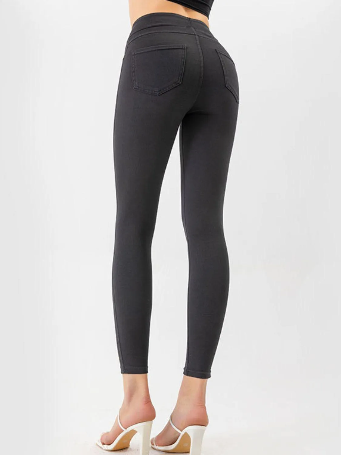 Stand Firm High Rise Skinny Crop Jeans