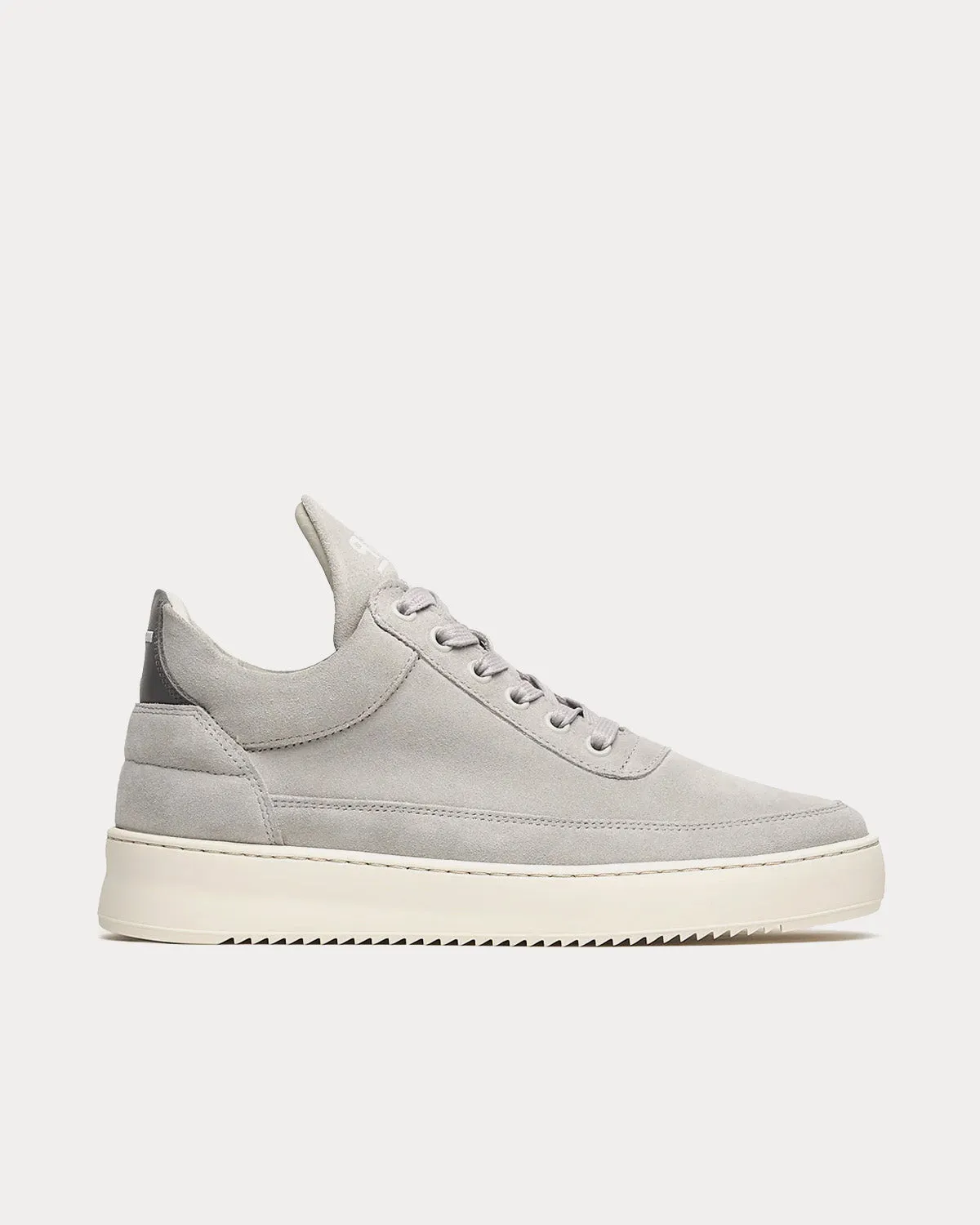 Suede Light Grey Low Top Sneakers