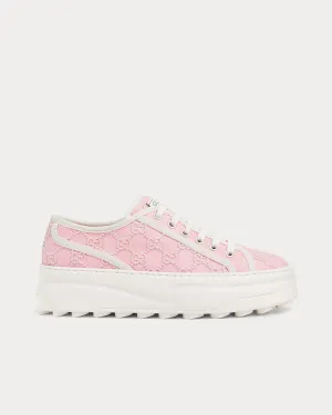 Tennis 1977 GG Canvas Light Pink Low Top Sneakers