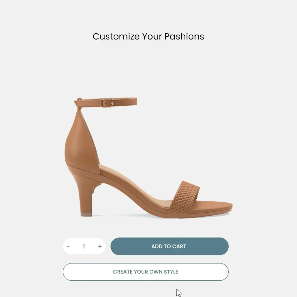 The Pashionista - Whiskey Braid   Stiletto Heel Kit 3 Whiskey - FINAL SALE