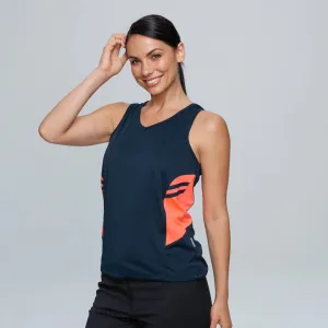 The Tasman Singlet | Ladies | Black Base