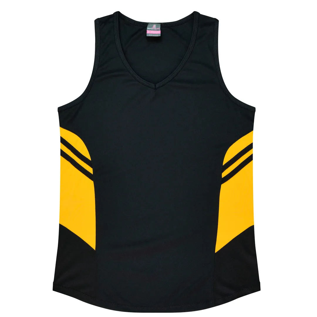 The Tasman Singlet | Ladies | Black Base