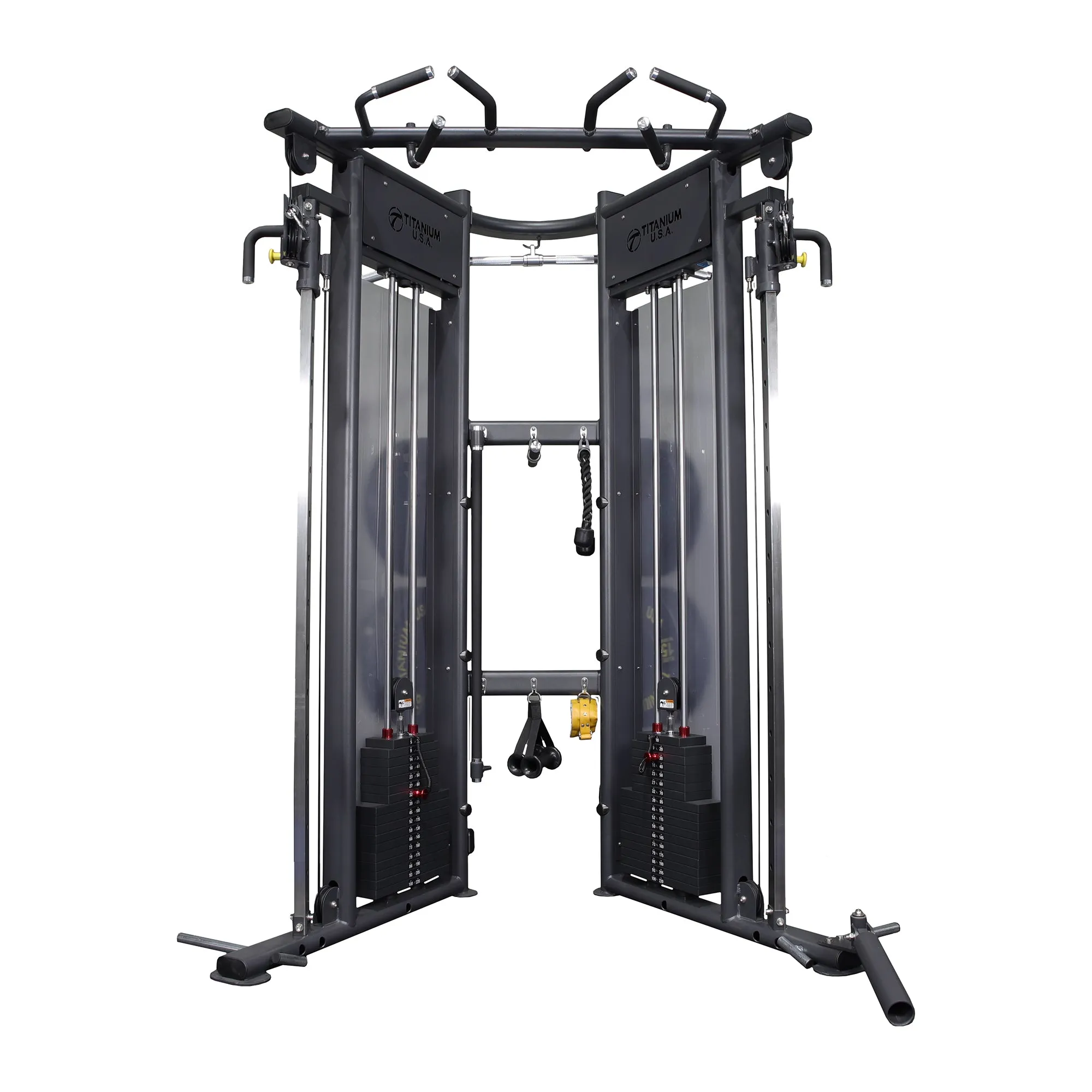 TITANIUM USA F80 COMMERCIAL FUNCTIONAL TRAINER & SQUAT RACK