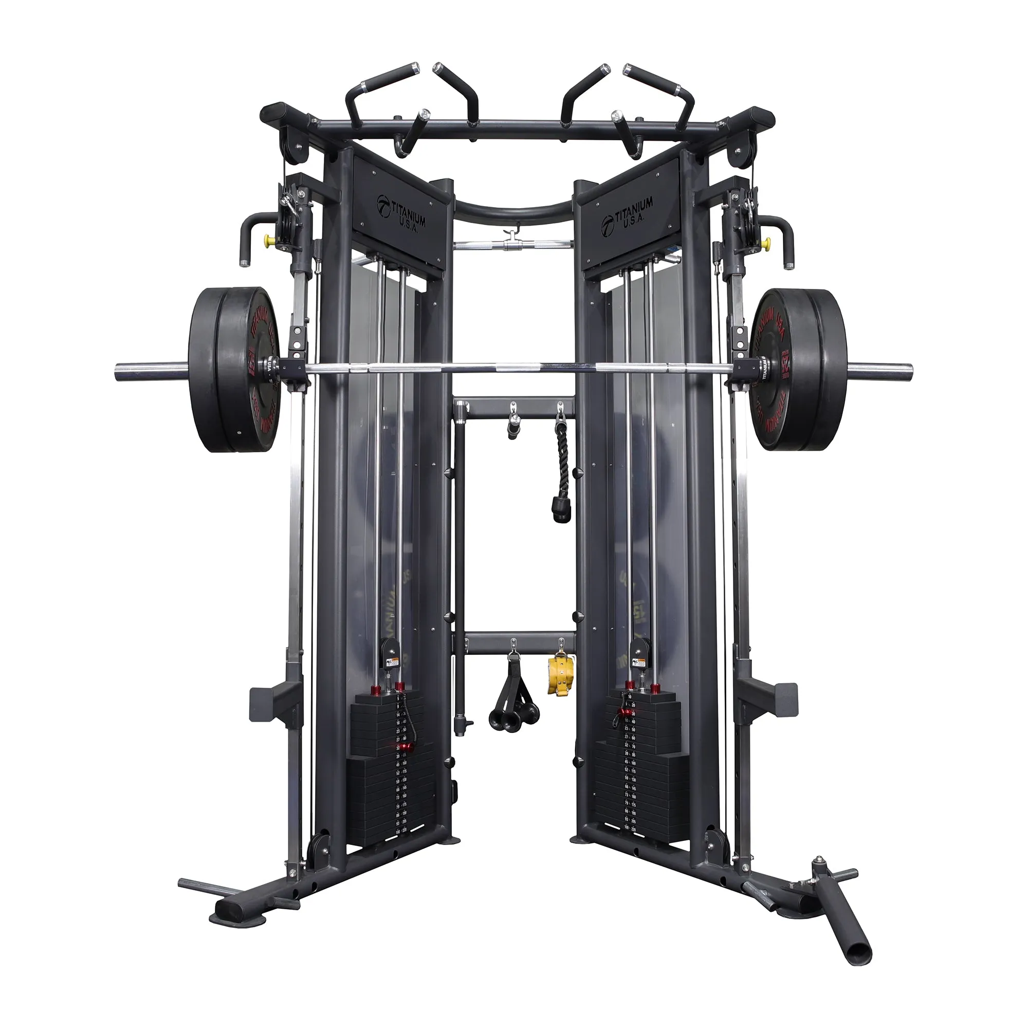 TITANIUM USA F80 COMMERCIAL FUNCTIONAL TRAINER & SQUAT RACK