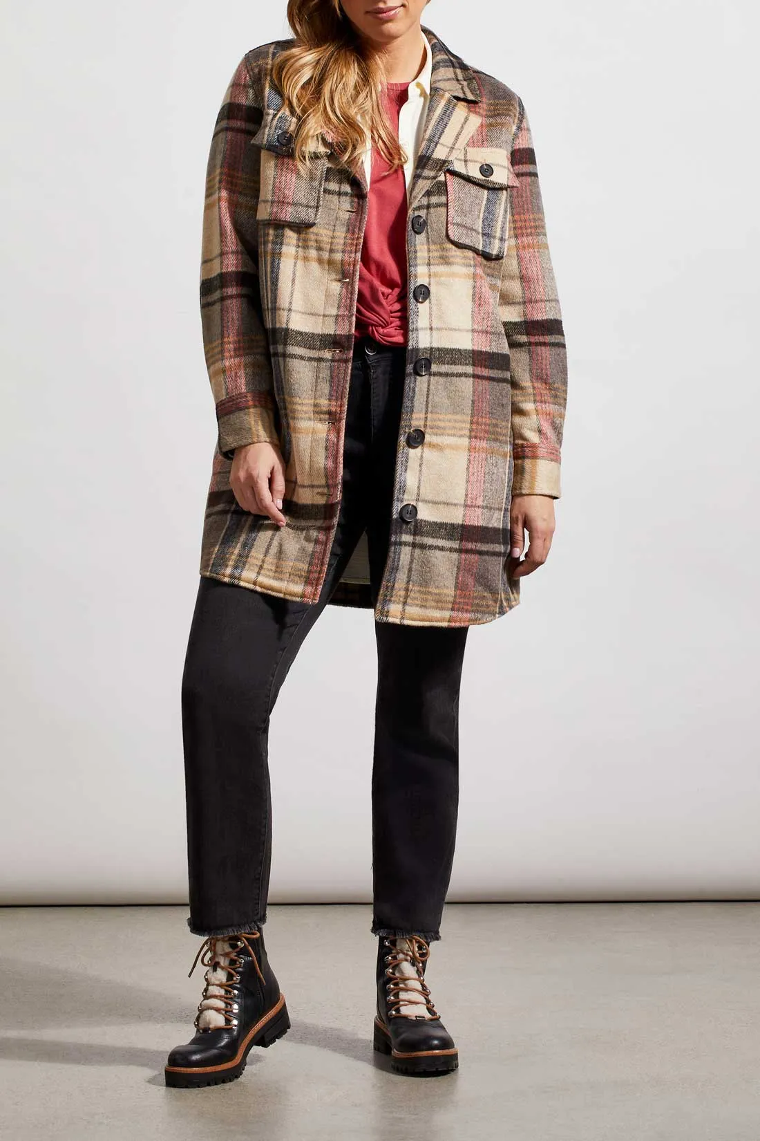 Tribal  Fall/Winter 2023-7183O/4466-Jacket-Teak Wood