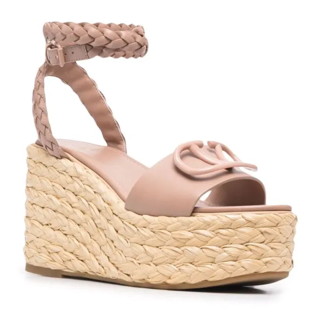 VALENTINO GARAVANI - VLogo wedge sandals