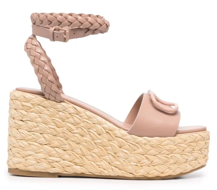 VALENTINO GARAVANI - VLogo wedge sandals