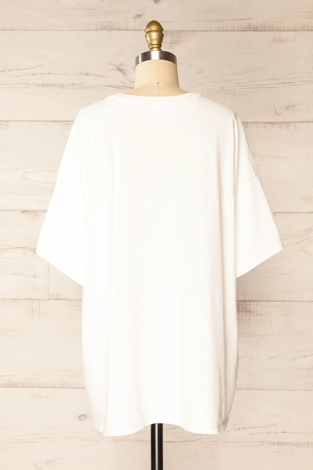 Viedma White | Oversized Faded Look T-Shirt