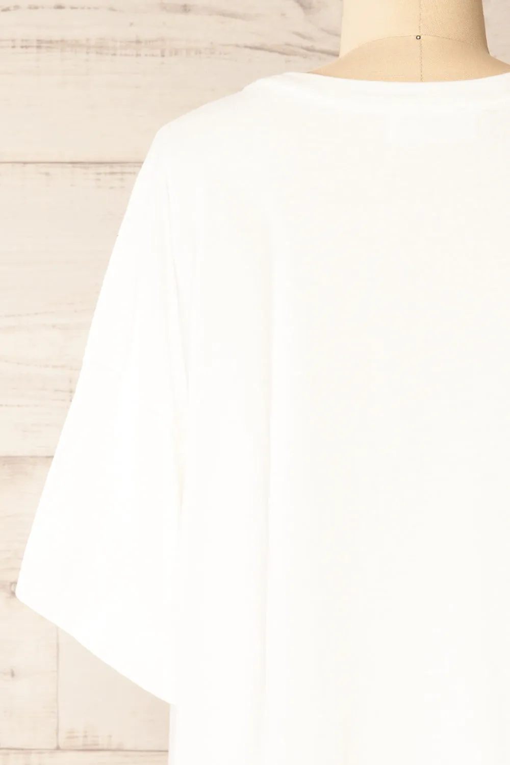 Viedma White | Oversized Faded Look T-Shirt