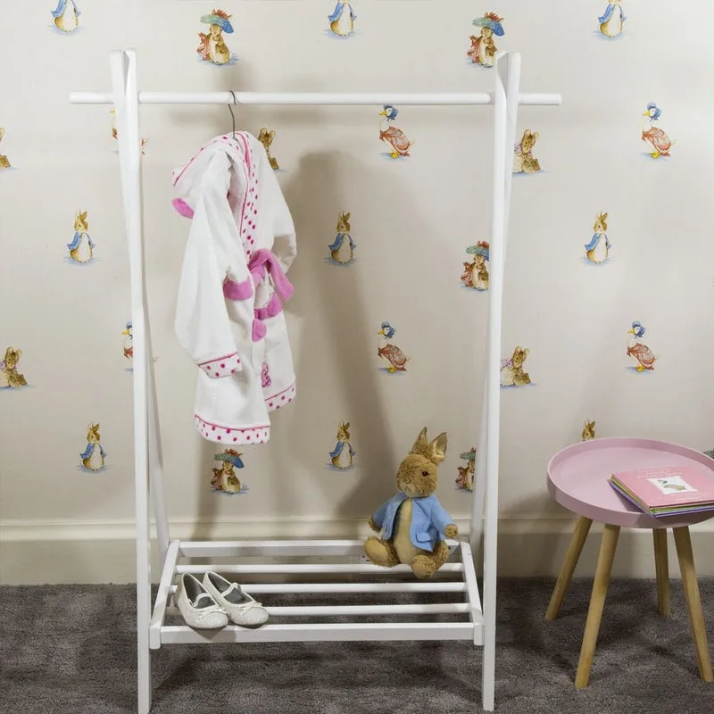 Wensum Clothes Rail White 120cm