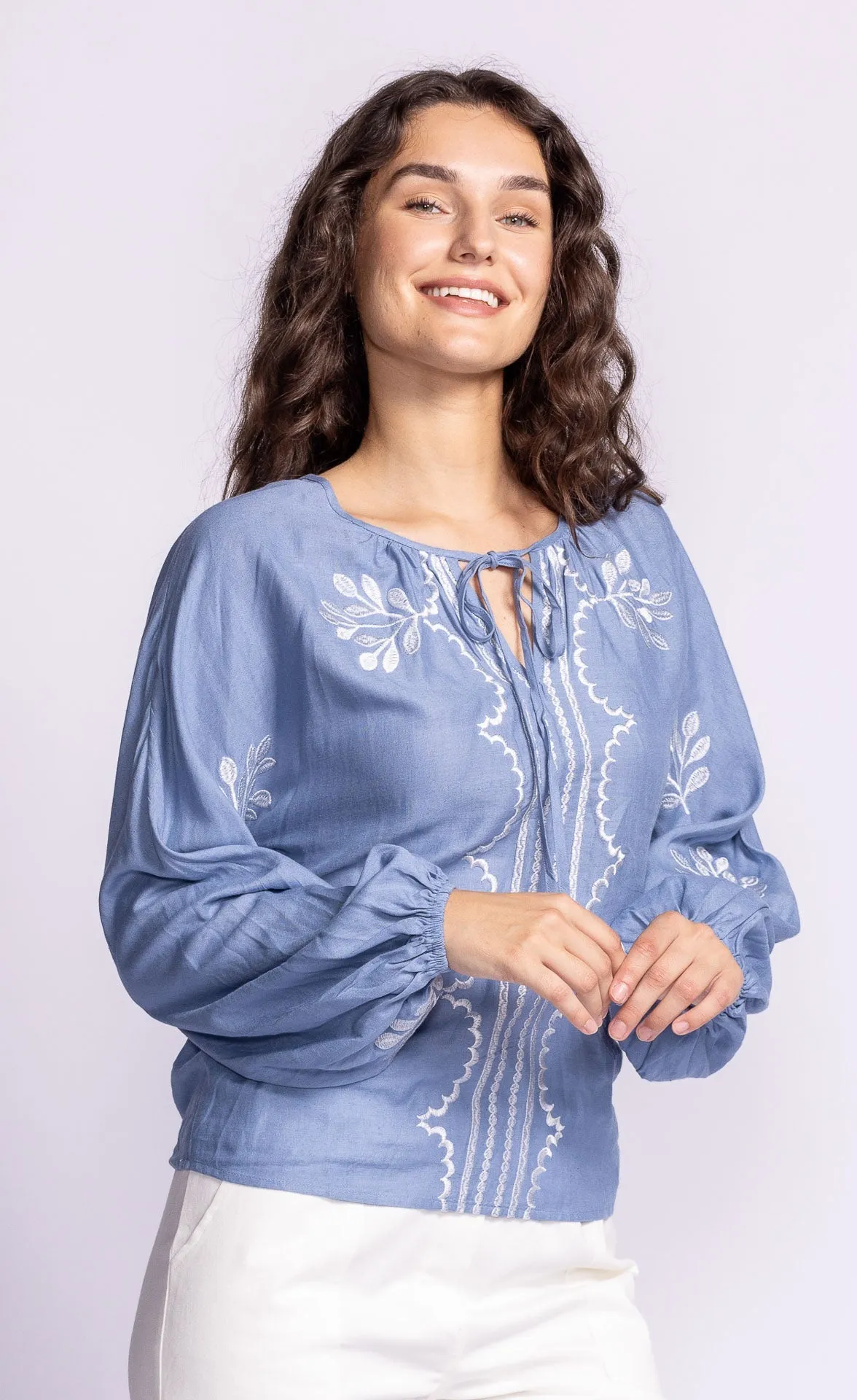 Whitney Top - Blue