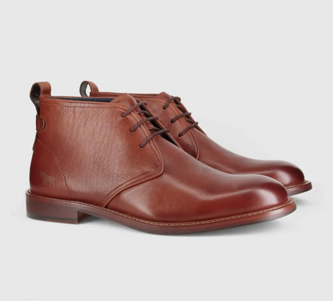 Wild Rhino Bail Light Tan 3 Eyelet Ankle Boot