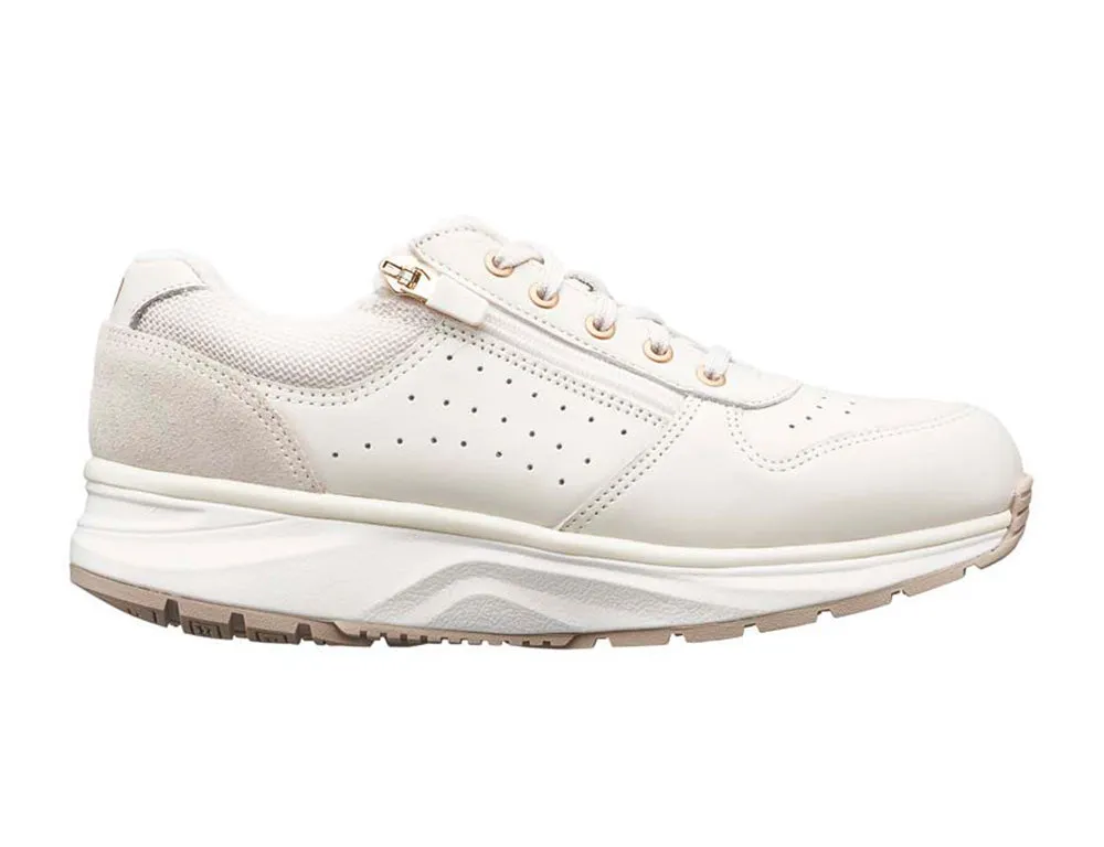 Womens Active Zip Dynamo White Trainers