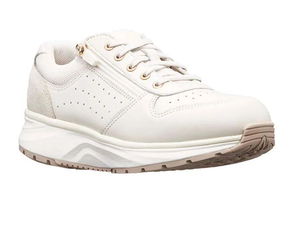 Womens Active Zip Dynamo White Trainers