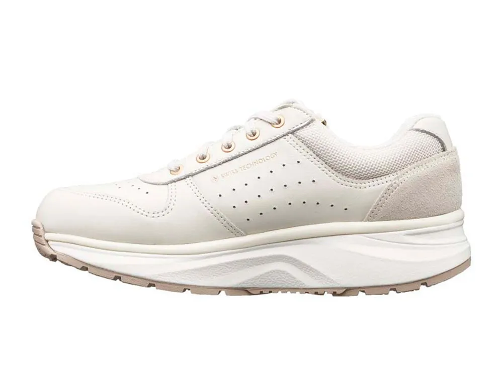 Womens Active Zip Dynamo White Trainers