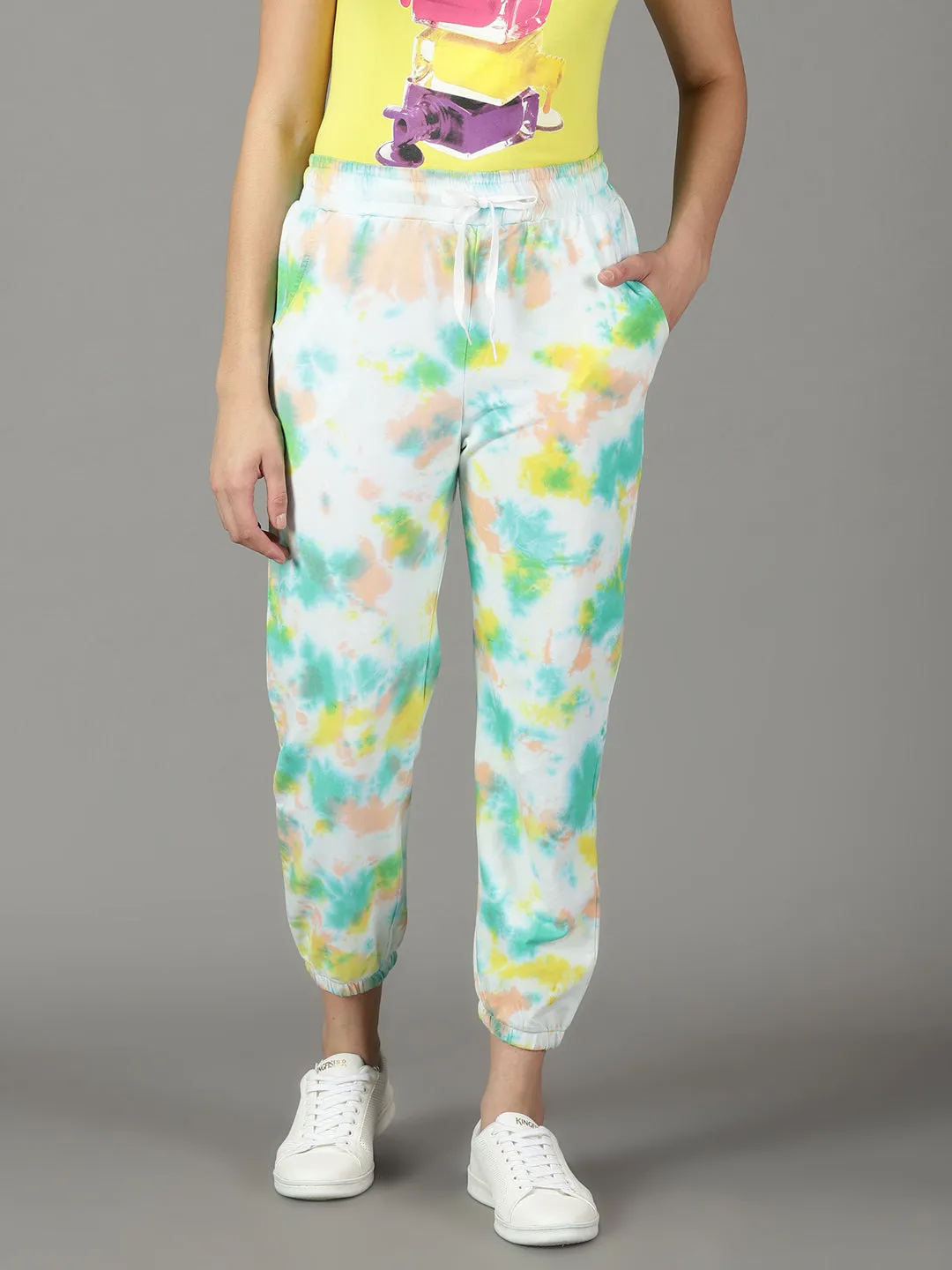 Women's Multi Tie Dye Track Pant