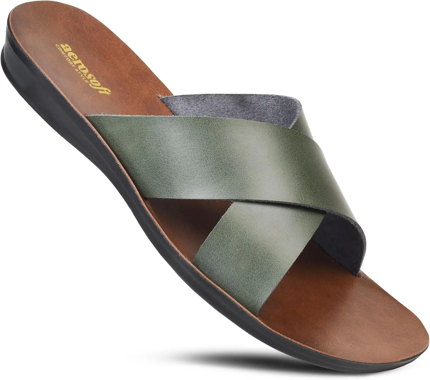 Womens Slides Slip On Comfort with Arch Support Slides for Women Summer Yoga Mat Indoor Outdoor Walking Ladies Flat Sandals Dressy Non Slip Footbed Cute Beach Sandalias De Mujer