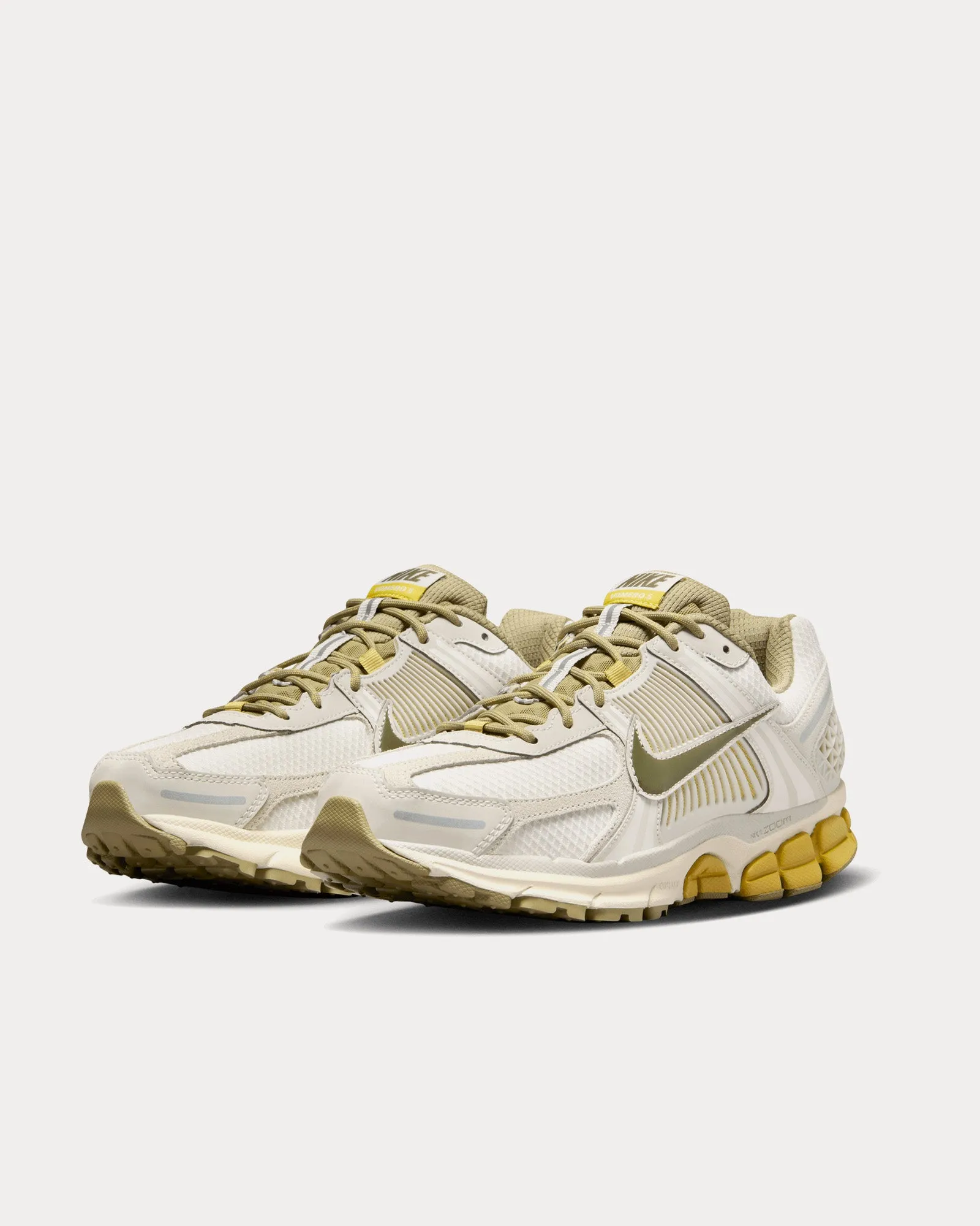 Zoom Vomero 5 Light Bone / Medium Olive Low Top Sneakers